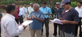 J R Lobo along with DC inspects Kadri Park development works
