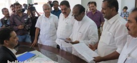 Mangalore Cong Veteran Leader Janardhan Poojary files nomination papers