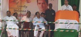 Mangalore Crowds gather at Nehru Maidan for Rahul Gandhi rally
