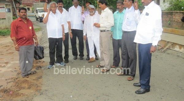 Mangalore MLA J R Lobo inspects concreting works, traffic diversions, water supply in city