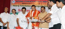 New MLC Ivan D'Souza felicitated in Mangalore