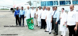 Minister Roshan Baig flags-off AIE Flight carrying first batch of Haj Pilgrims