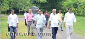 Mangalore: Daijiworld impact - J R Lobo inspects Kadri Park, promises to set it right in a week