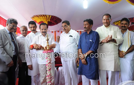Union railway minister DVS lays foundation; M’lore - B’lore will be faster from March