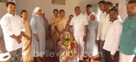 Mangalore: MLA J R Lobo honors his primary teacher Sr Florita at Rosa Mistica Convent