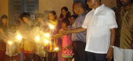 Mangalore: MLA J R Lobo celebrates Deepavali with inmates of Bagini Samaj