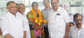 Mangalore: Golden girl Poovamma gets rousing welcome