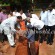 Foundation stone laying ceremony of stadium in St. Gerosa School.