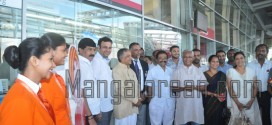 Mangalore: Re-introduced Mangalore-Kuwait First Flight Takes Off with MLA J R Lobo On Board