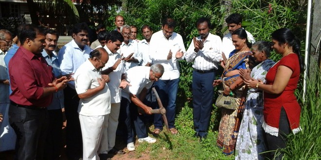 Foundation stone laid for flood control works worth Rs. 25 Lakhs by J R Lobo in Mangaluru South constituency