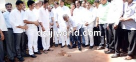 MLA J R Lobo inaugurates construction work of Sanyasi Gudde road