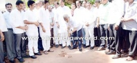 Sanyasi Gudde road up-gradation work inaugurated by MLA JR Lobo.