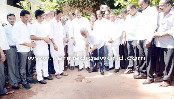 Sanyasi Gudde road up-gradation work inaugurated by MLA JR Lobo.