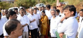 MCC commissioner visits new bus stand site for spot inspection