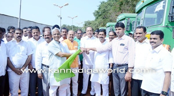 Solid waste management project of Mangalore City Corporation, inaugurated in Mangaluru.