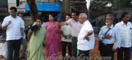 Mangaluru: J.R. Lobo inspects Nanthur road concreting work