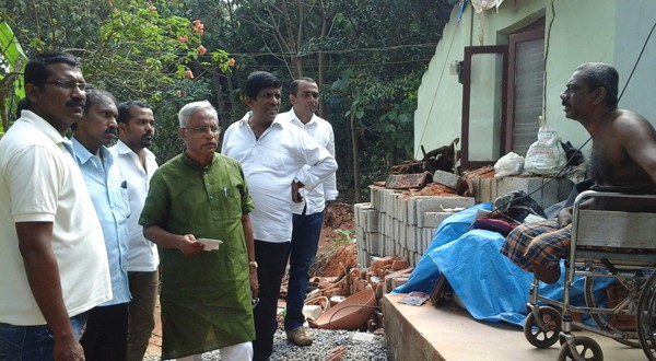 House collapses at Maroli, Lobo promises monetary help in 3 days
