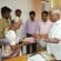 MLA JR Lobo handed over’s cheque to anther family