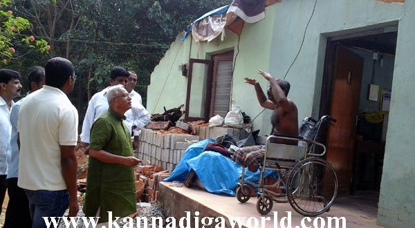 House collapses in Maroli, MLA Lobo promises monetary help in three days