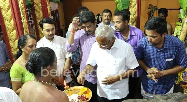 Mangaluru: MLA J R Lobo assures Rs 10 lac for community bldg at Chowdeshwaridevi Temple