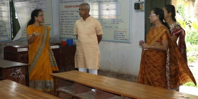 Mangaluru: MLA J R Lobo chairs review meeting of Govt Women’s PU College