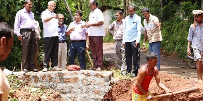 Mluru: MLA Lobo views collapsed culvert between Umikan - Saripalla; assures to reconstruct