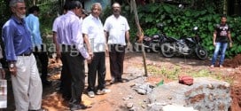 Mangaluru: MLA J R Lobo visited the culvert at Umikaan-Kannagudda Road, which had collapsed last week, here on July 25.