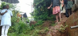 Rain damages in the city,spot inspection by MLA Lobo