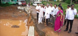 Spot inspection by MLA, Mayor to Bejai, Kaikamba market and Alape railway underpass