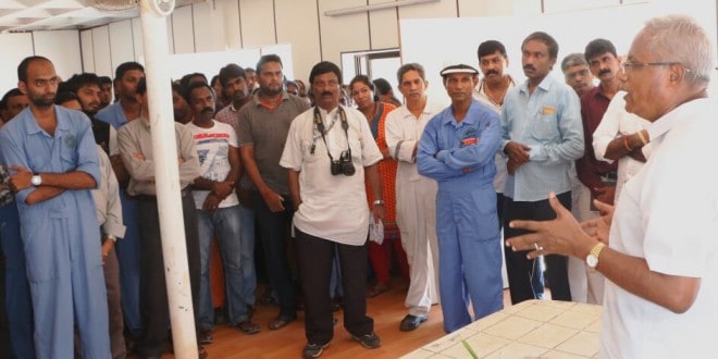 ಮಂಗಳೂರು: ಶಾಸಕ ಜೆ, ಆರ್. ಲೋಬೊ ಭಾರತಿ ಶೀಪ್ಯಾರ್ಡ್ ಸಂಸ್ಥೆಗೆ ಭೇಟಿ