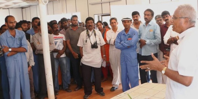 Mangaluru: MLA J R Lobo holds talks with loss-making Bharati Shipyard for revival