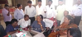 Town hall inspection by MLA , mayor and corporation officials.