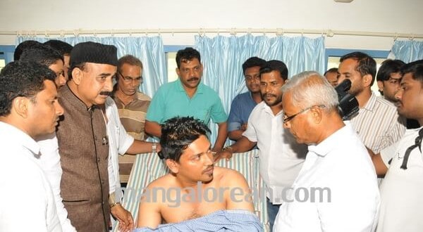 MLA J R Lobo Visits Attavar Assault Victim Shakir, Assures Justice