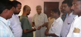 Mangaluru: MLA J R Lobo presents cheque to victim of kidney failure