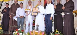 Mangaluru: Bishop Henry DSouza and J R Lobo honoured during annual feast of Padre Pio