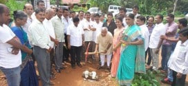 Mangaluru: MLA J R Lobo lays foundation for concreting road at Nagori