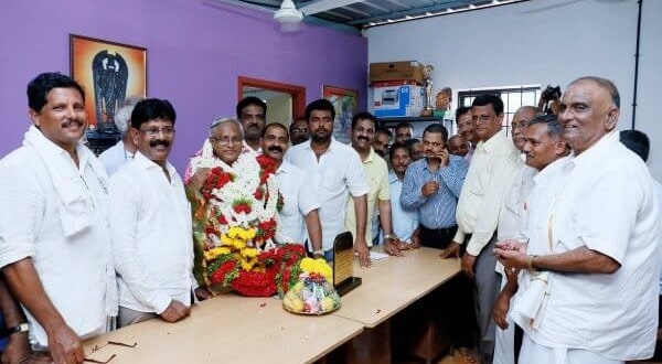 Shree Surya Narayana Temple felicitates MLA J R Lobo