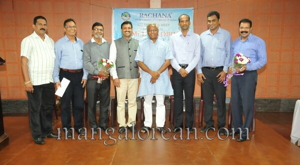 Rachana Felicitates MLA Lobo, Holds Talk on Success and Failure of Christian Entrepreneurship