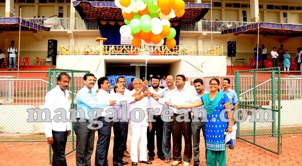 MLA J R Lobo Inaugurates Dasara Sports Meet at Mangala Stadium