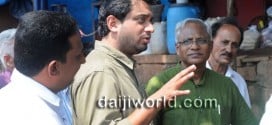 J R Lobo inspects Kaikamba market with CDA chairman