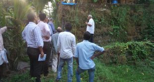 Mangaluru: MLA Lobo inspects ground work for undertaking 2nd phase of ADB works