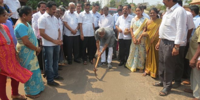 ಶಕ್ತಿನಗರ ಮುಖ್ಯ ರಸ್ತೆಯ ಕಾಂಕ್ರಿಟೀಕರಣದ ಕಾಮಗಾರಿಗೆ ಗುದ್ದಲಿಪೂಜೆ
