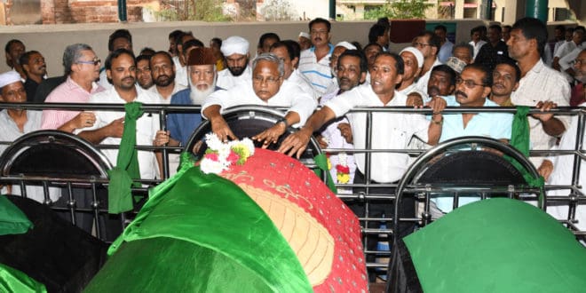 ಕೇಂದ್ರ ಜುಮ್ಮಾ ಮಸೀದಿ,ಬಂದರು ಭೇಟಿ ನೀಡಿದ ಶ್ರೀ.ಜೆ ಆರ್ ಲೋಬೊ