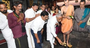 ಕದ್ರಿ ದೇವಸ್ಥಾನಕ್ಕೆ ಭೇಟಿ ನೀಡಿದ ಶ್ರೀ.ಜೆ.ಆರ್ ಲೋಬೊ
