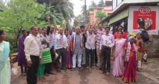 ಸೂಟರ್ ಪೇಟೆ ಪರಿಸರದಲ್ಲಿ ಕಾಂಗ್ರೆಸ್ ಅಭ್ಯರ್ಥಿ ಲೋಬೊ ಮತಯಾಚನೆ