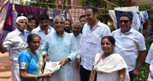 ಮಣ್ಣಗುಡ್ಡೆ ಪರಿಸರದಲ್ಲಿ ಕಾಂಗ್ರೆಸ್ ಅಭ್ಯರ್ಥಿ ಲೋಬೊರವರಿಂದ ಮನೆ ಮನೆ ಪ್ರಚಾರ