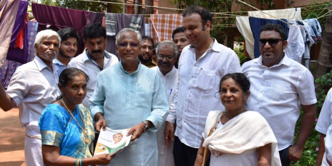 ಮಣ್ಣಗುಡ್ಡೆ ಪರಿಸರದಲ್ಲಿ ಕಾಂಗ್ರೆಸ್ ಅಭ್ಯರ್ಥಿ ಲೋಬೊರವರಿಂದ ಮನೆ ಮನೆ ಪ್ರಚಾರ