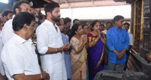 ಕದ್ರಿ ಶ್ರೀ ಮಂಜುನಾಥೇಶ್ವರ ದೇವಸ್ಥಾನಕ್ಕೆ ಮಿಥುನ್ ರೈ ಭೇಟಿ
