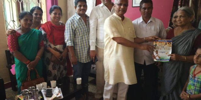 ಮಣ್ಣಗುಡ್ಡೆ ಪರಿಸರದಲ್ಲಿ ಮಾಜಿ ಶಾಸಕರಾದ ಲೋಬೊ ರವರಿಂದ ಮತಯಾಚನೆ