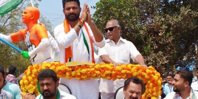 ಕಿನ್ನಿಗೋಳಿ ಪರಿಸರದಲ್ಲಿ ಮಿಥುನ್ ಎಂ ರೈ ರೋಡ್ ಶೋ